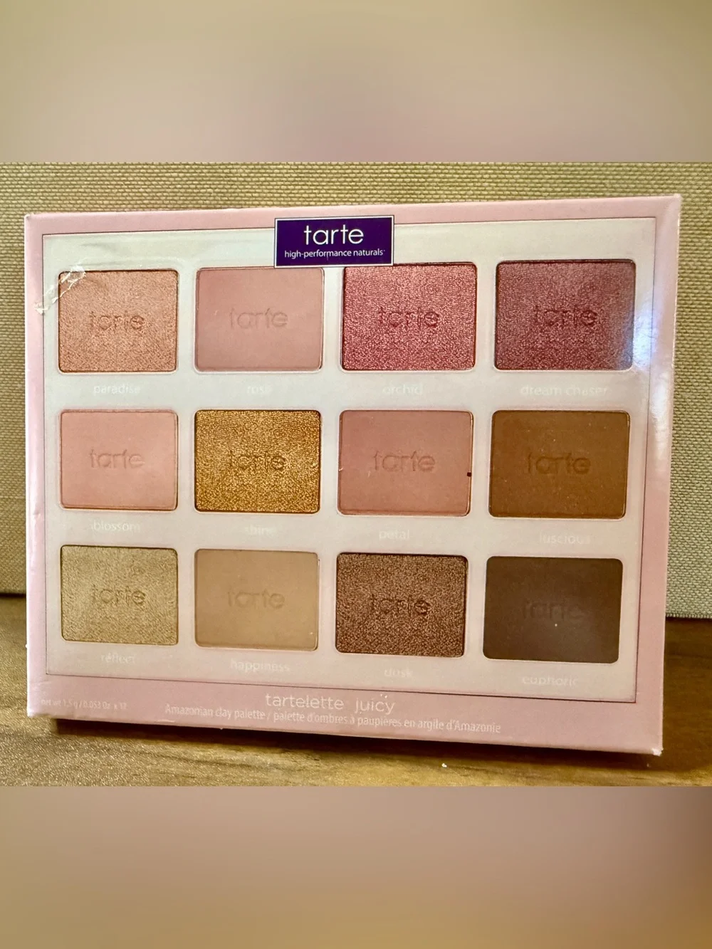 Tarte Tartelette Juicy Amazonian Clay Eyeshadow Palette (New)
